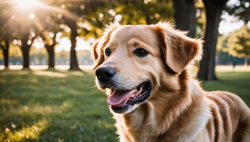 dog is panting a lot